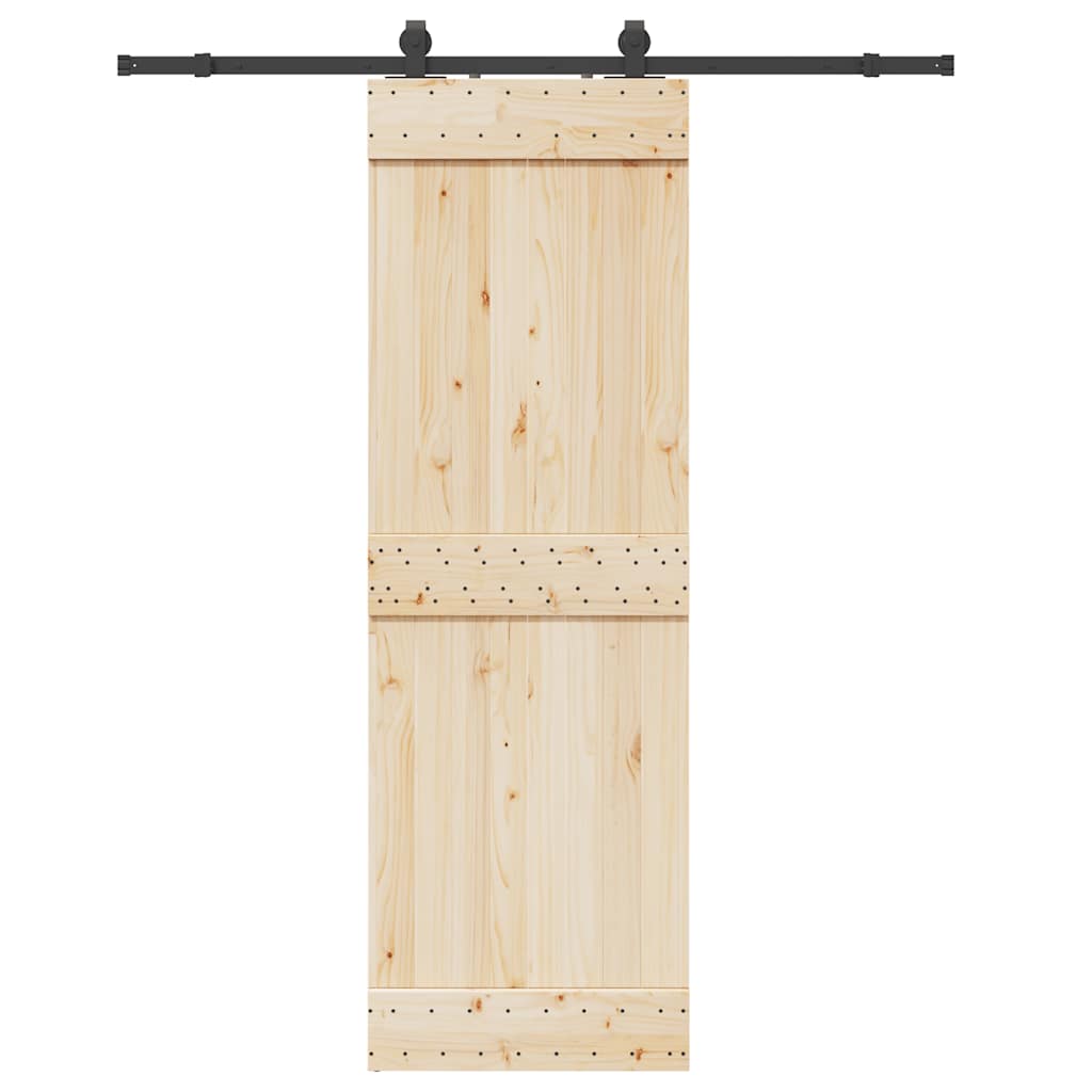 Sliding Door Hardware Kit 183 cm Steel Black - Millennium Furniture