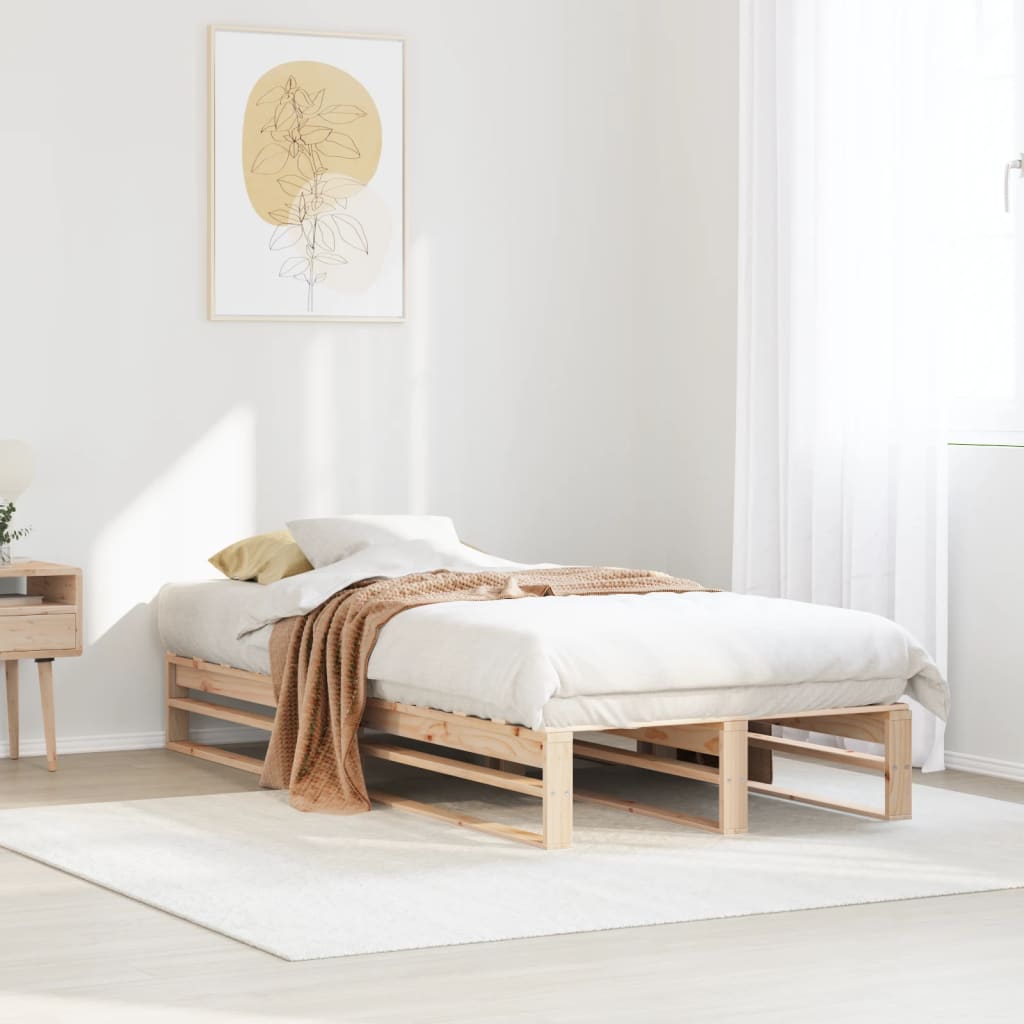 Bedframe 90x190cm Single Solid Wood Pine - Direct Imports