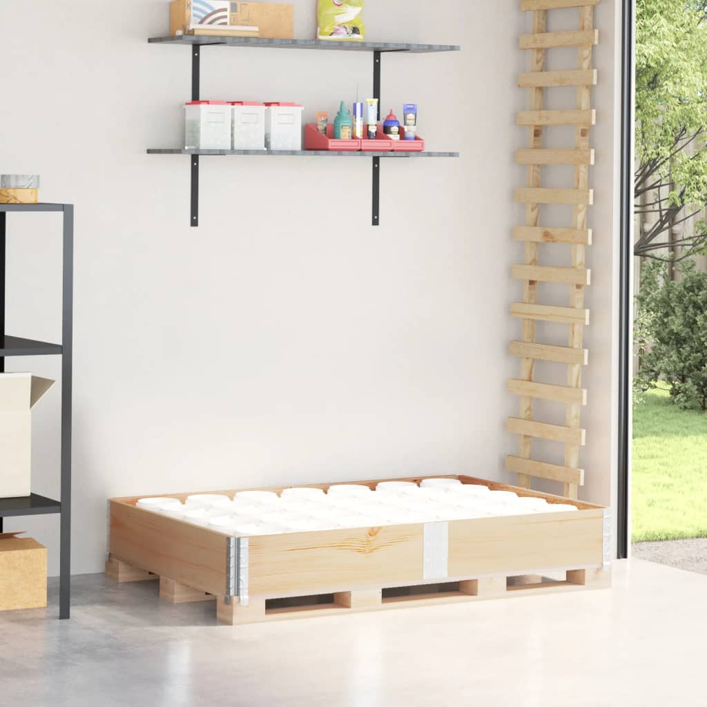 VOEMERE Pallet Collar 150x100 cm Solid Wood - Pine - Charlotte Dunes