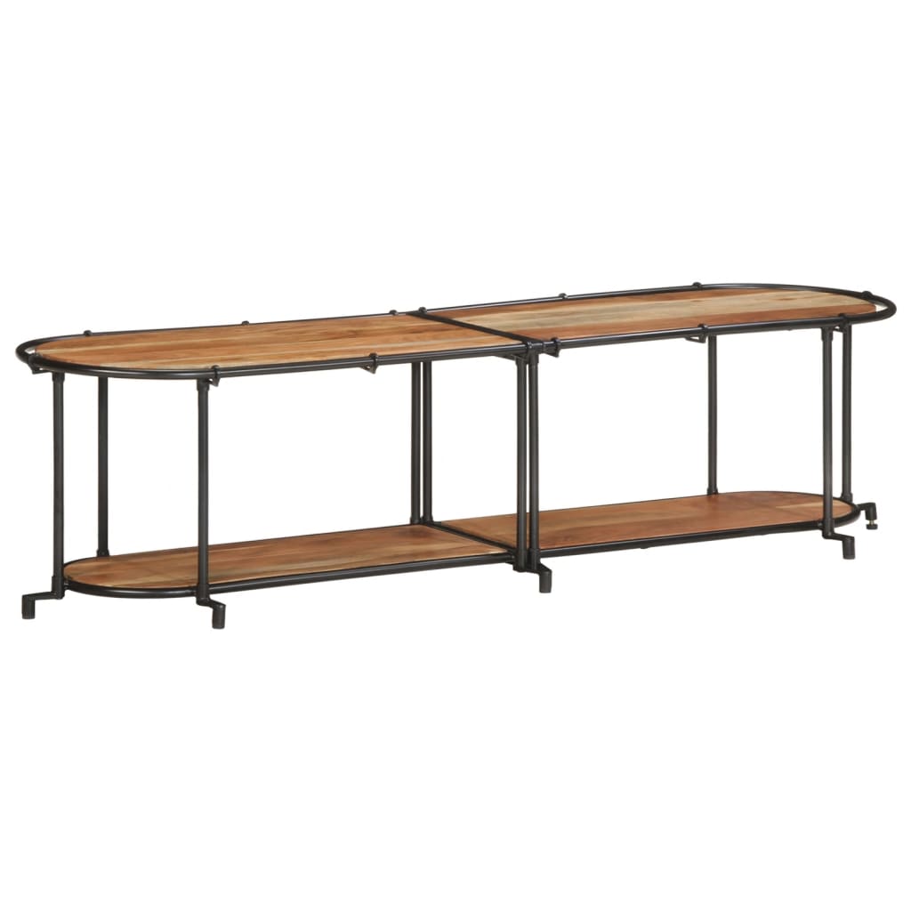 TV Cabinet 160x42x40 cm Solid Wood Acacia - Brittle & Co