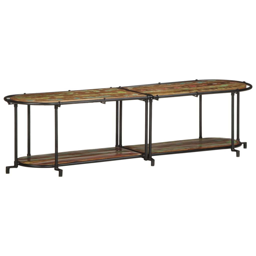 TV Cabinet 160x42x40 cm Solid Wood Reclaimed - Unbeatable Bargains