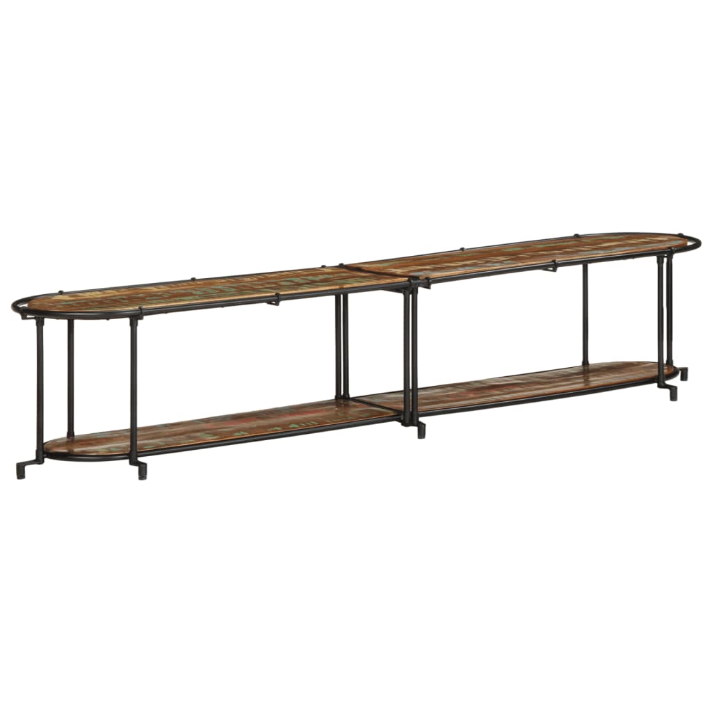 TV Cabinet 200x42x40 cm Solid Wood Reclaimed - Tyrell & Tyrell