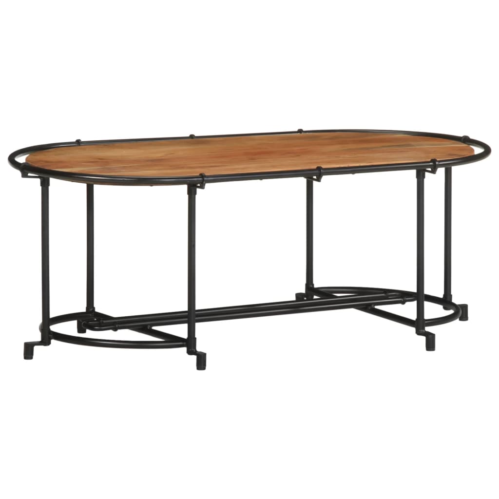 Coffee Table 110x55x40 cm Solid Wood Acacia - Millennium Furniture