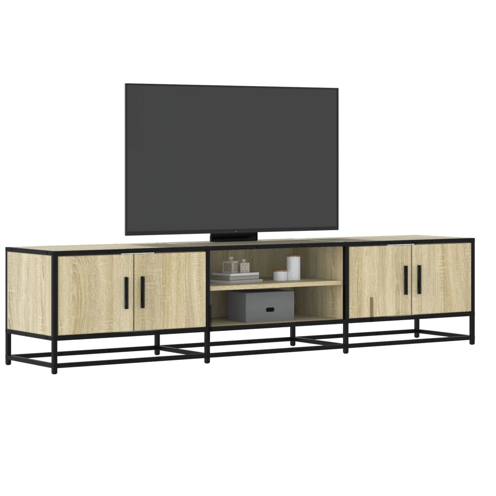 TV Cabinet Sonoma Oak 180x35x41 cm Engineered Wood - Merlin Deals