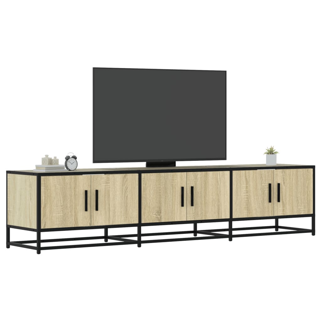 TV Cabinet Sonoma Oak 180x35x41 cm Engineered Wood - Design Hut