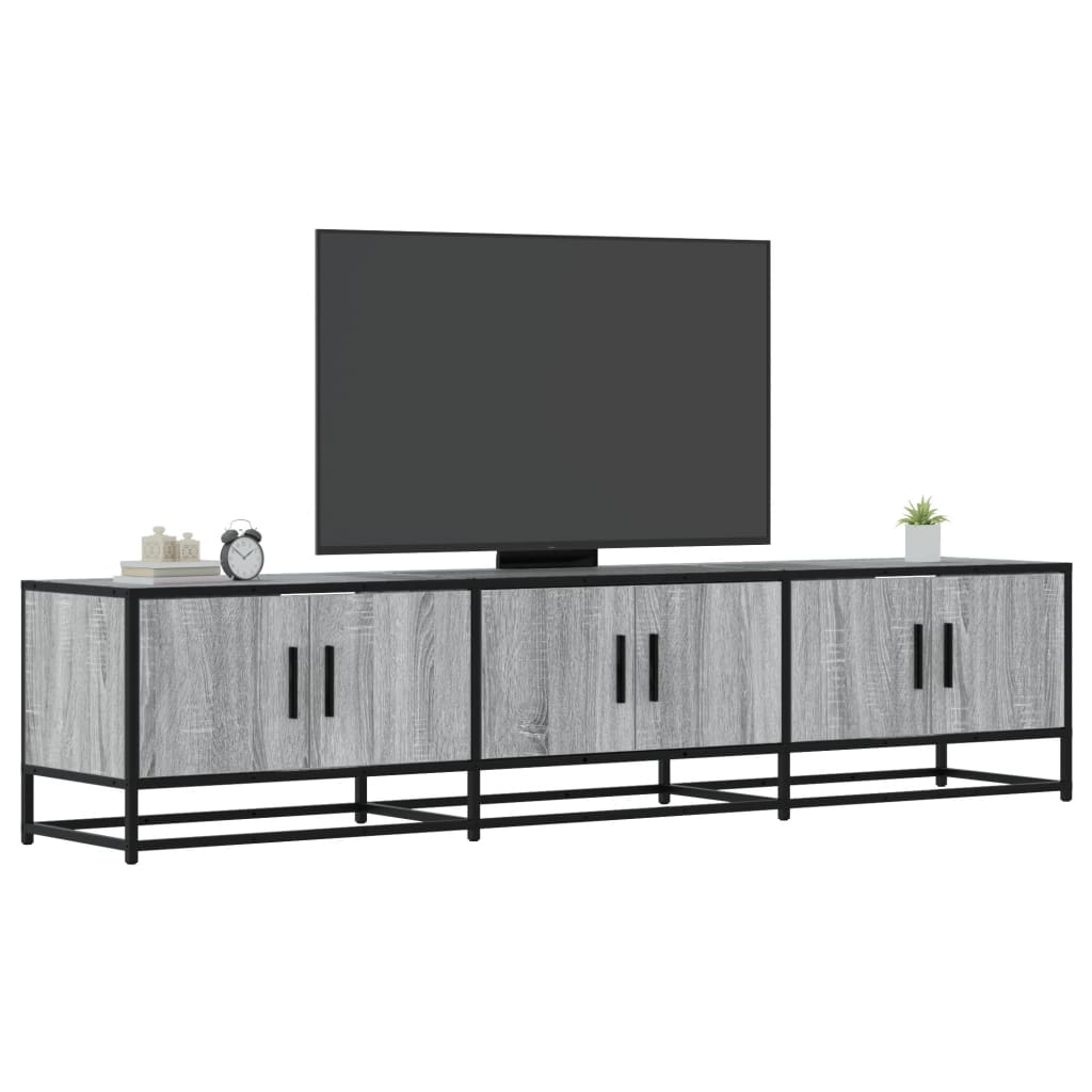 TV Cabinet Grey Sonoma 180x35x41 cm Engineered Wood - Design Hut