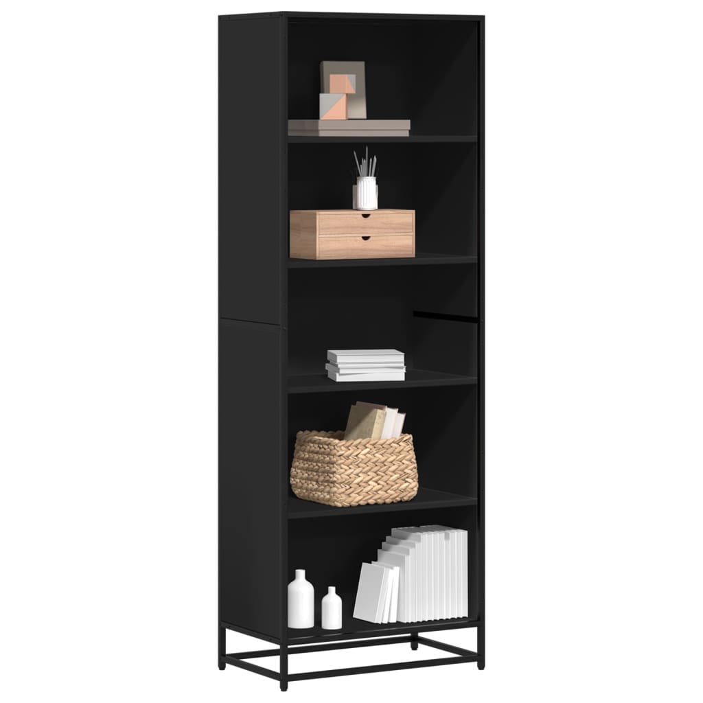 Bookcase Black 60x35x170.5 cm Engineered Wood - Discount Dealers