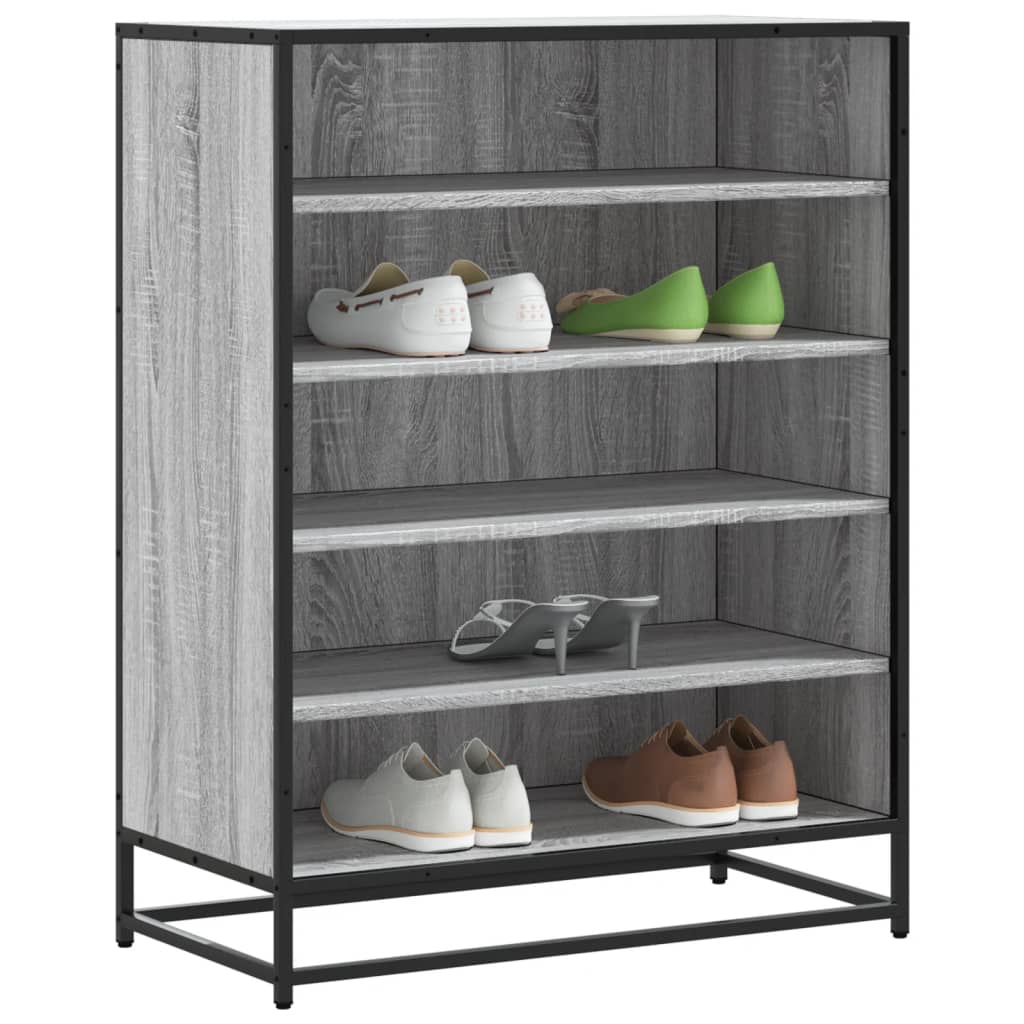 KOHINEX Medium Shoe Cabinet Grey Sonoma - Sid & Sam