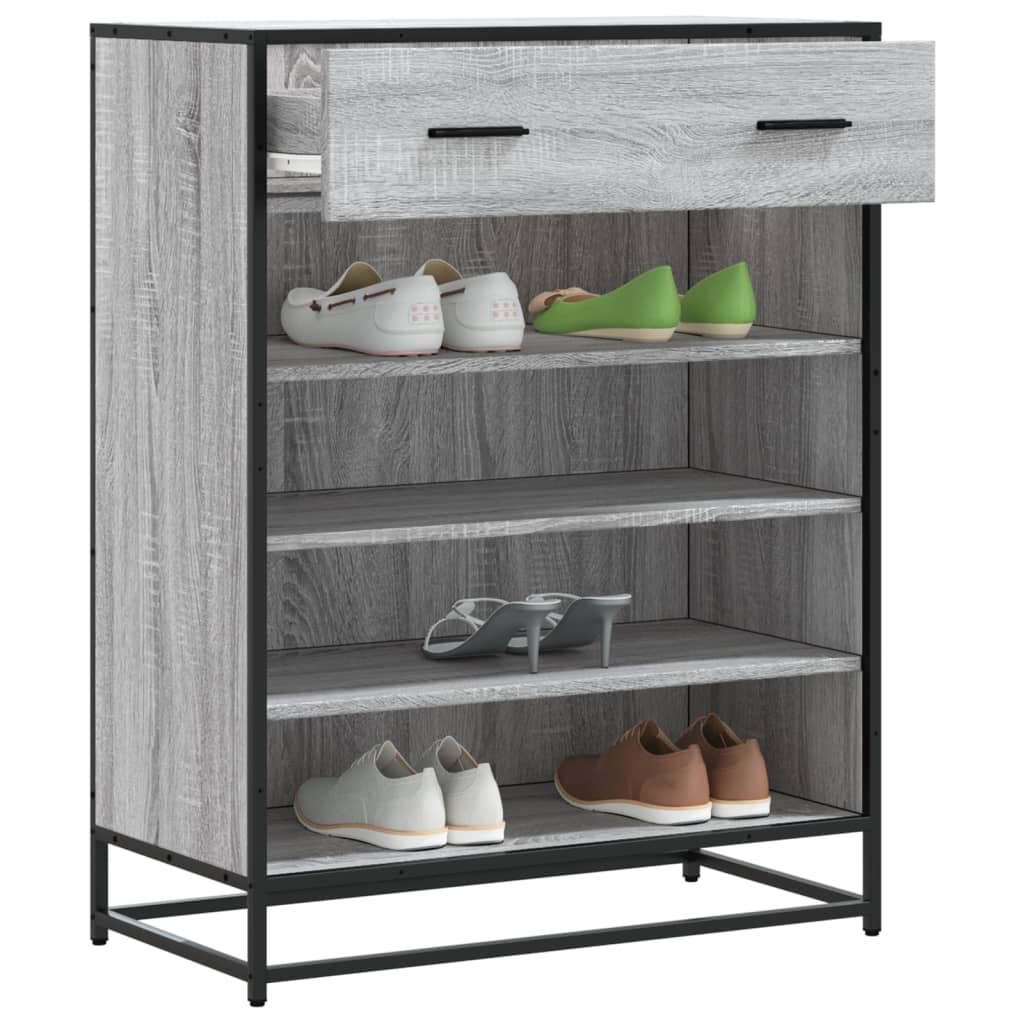 KOHINEX Medium Shoe Cabinet Grey Sonoma - Decor Base