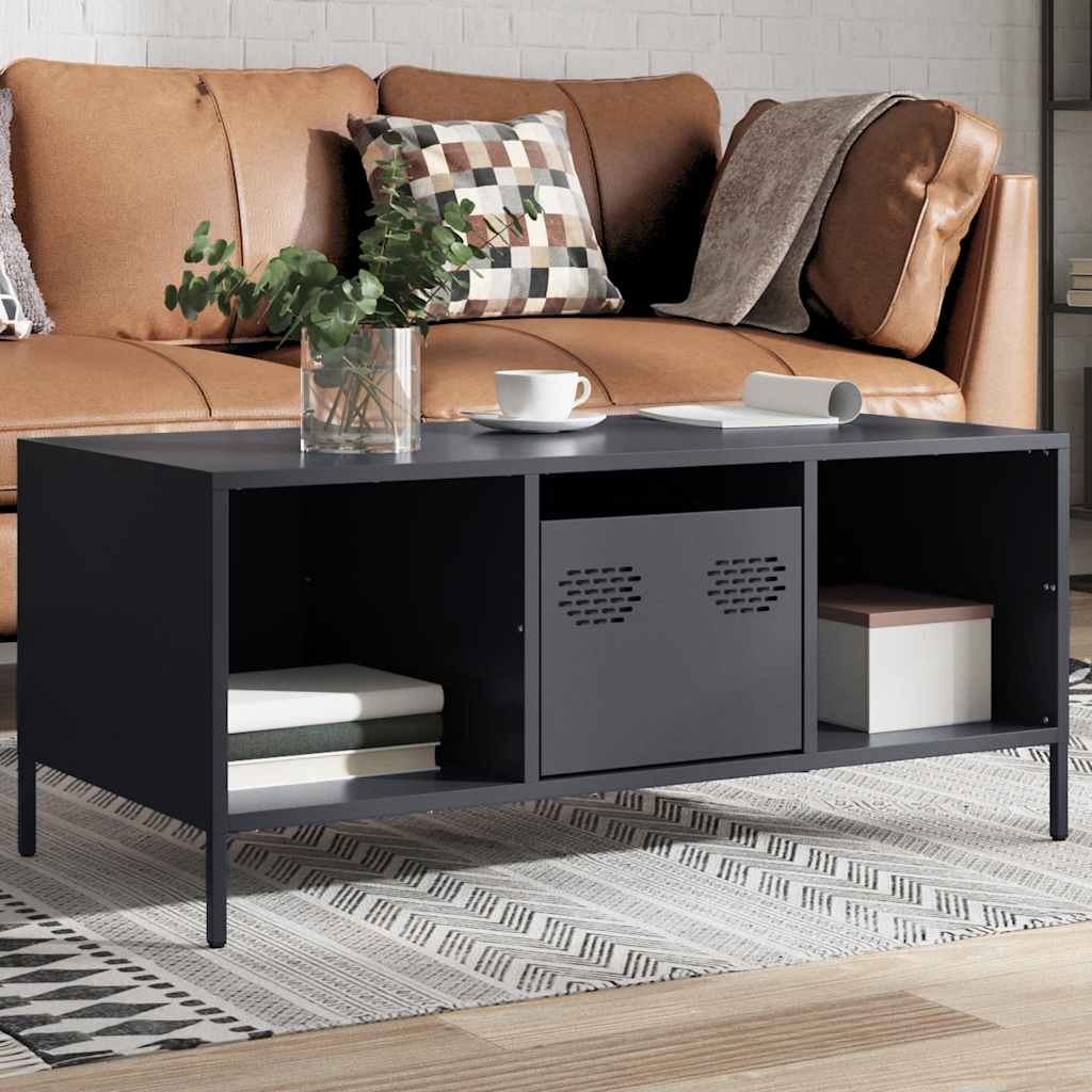Coffee Table Anthracite 101.5x50x43.5 cm Cold-rolled Steel - Brittle & Co