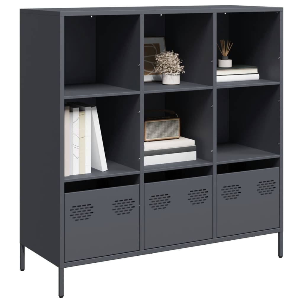 Highboard Anthracite 101.5x39x103.5 cm Steel - Design Hut