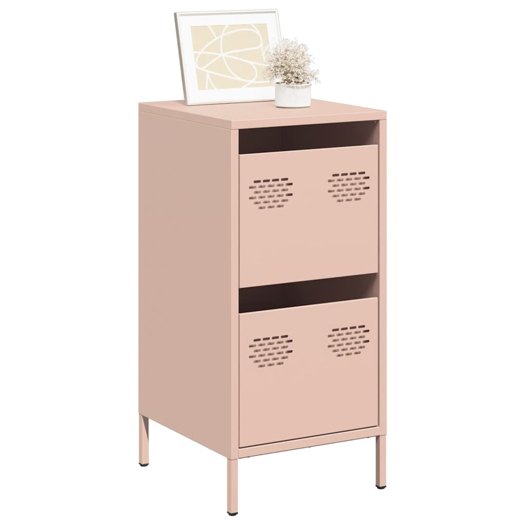 Sideboard Pink 35x39x73.5 cm Cold-rolled Steel - Decor Base