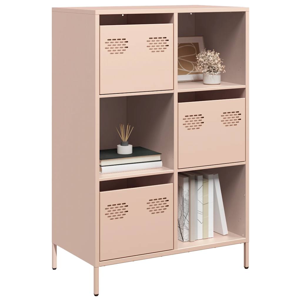 Highboard Pink 68x39x103.5 cm Steel - Discount Dealers