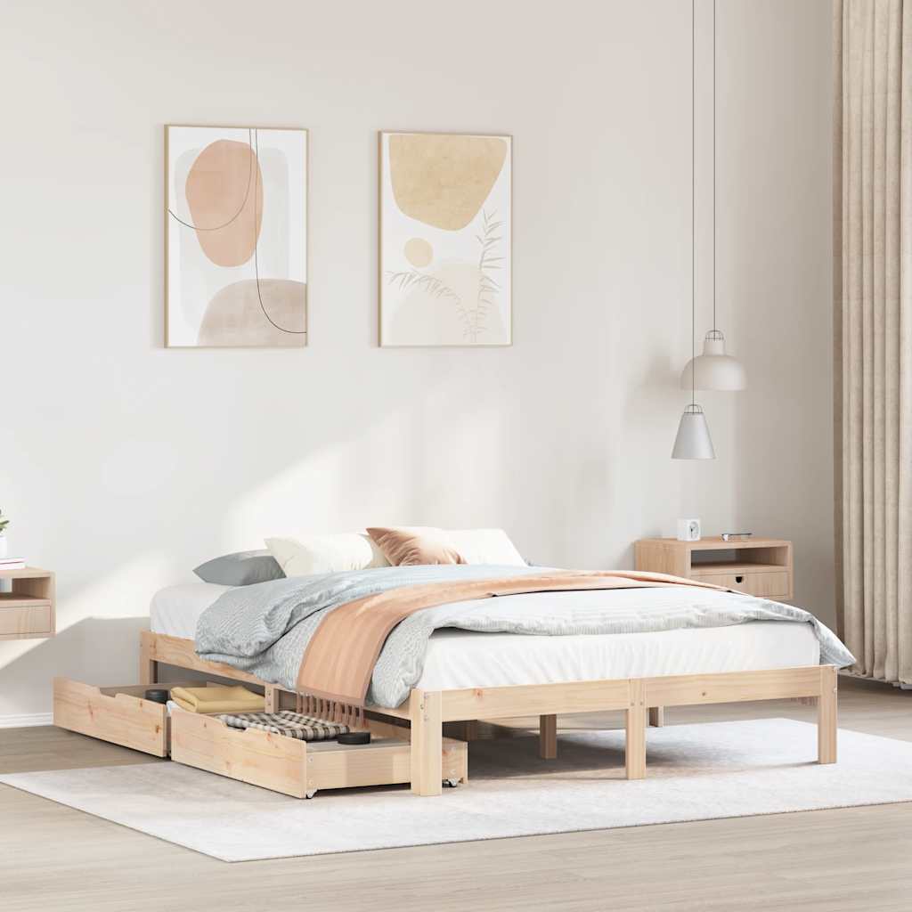 Bedframe with Drawers 160x200cm - Decor Base