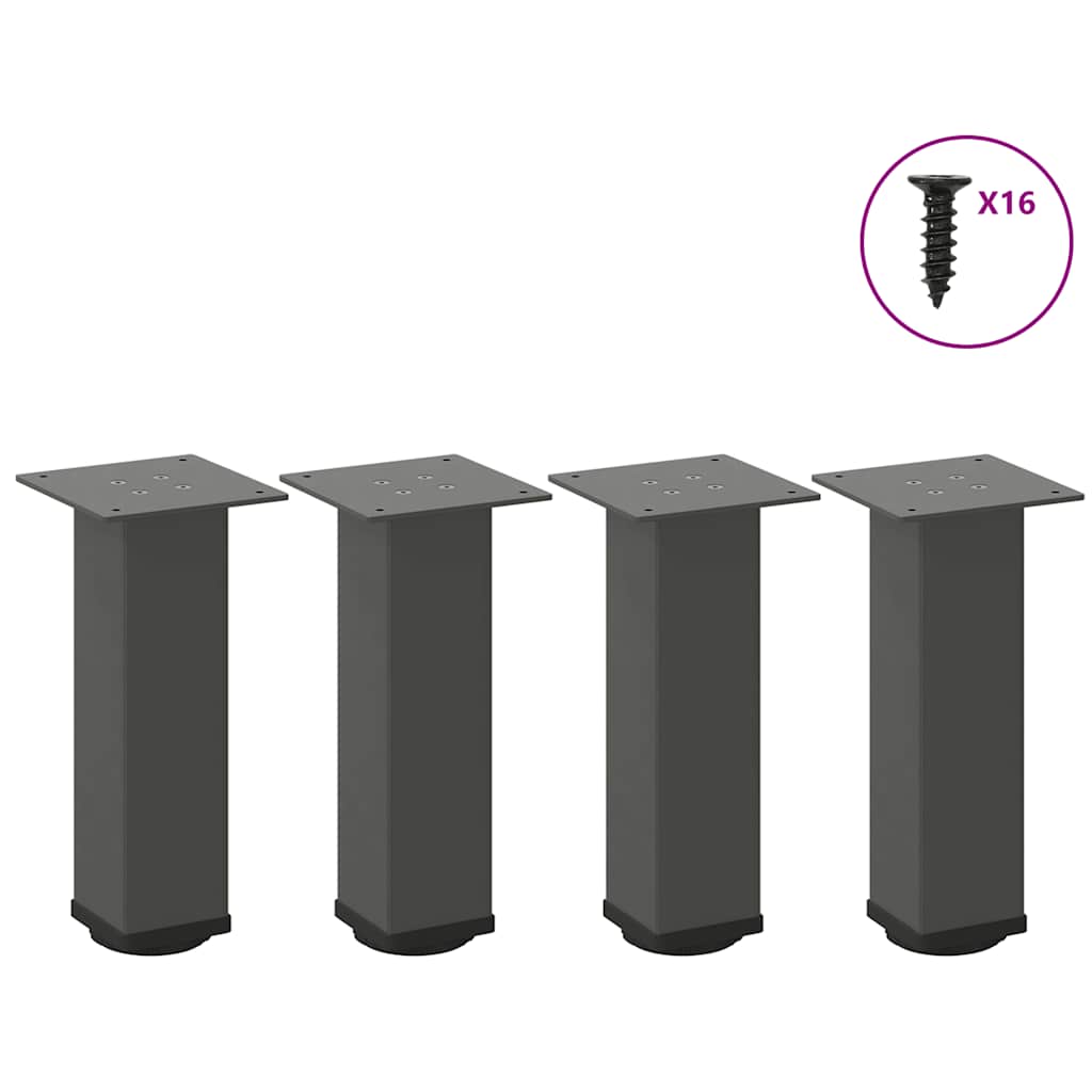 Coffee Table Legs 4 pcs Anthracite 30-32 cm Steel - Sid & Sam