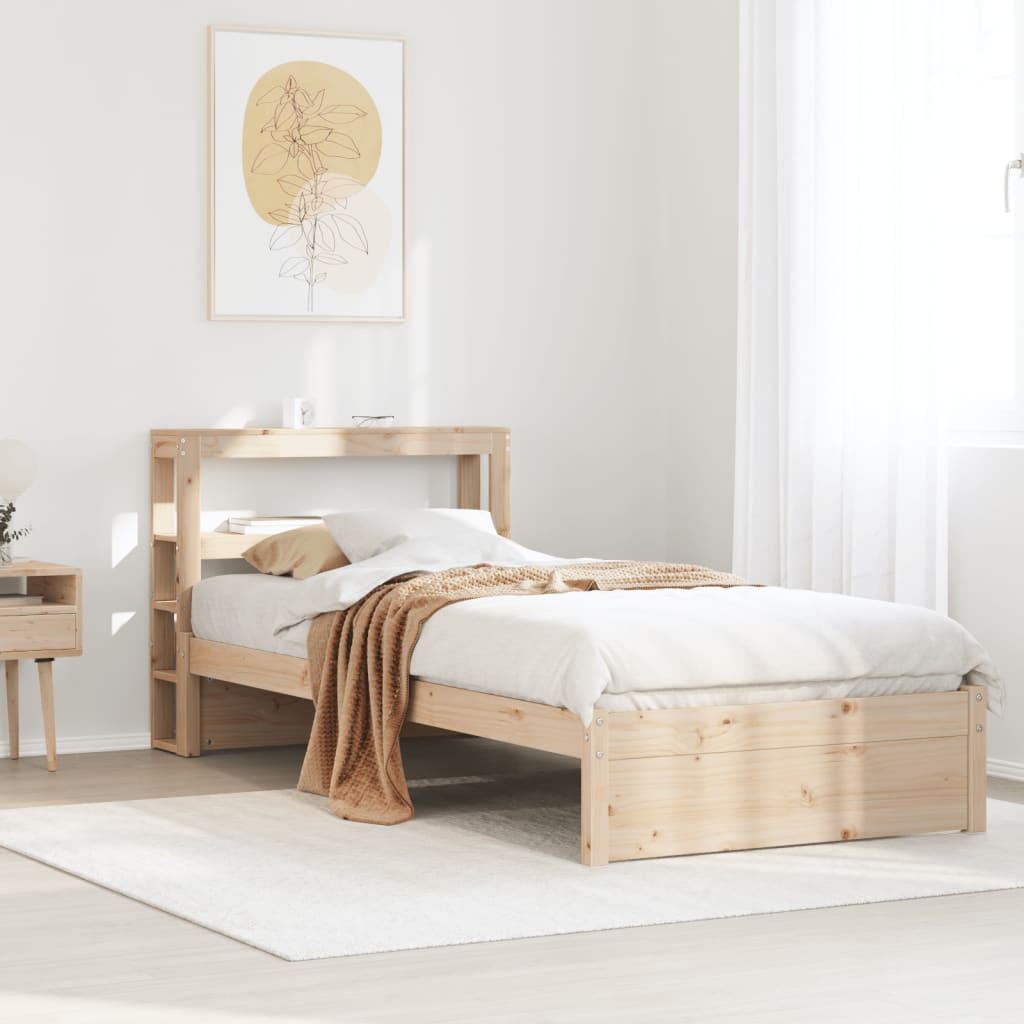 Bedframe with Headboard 75x190cm Small Single - Casper Homes