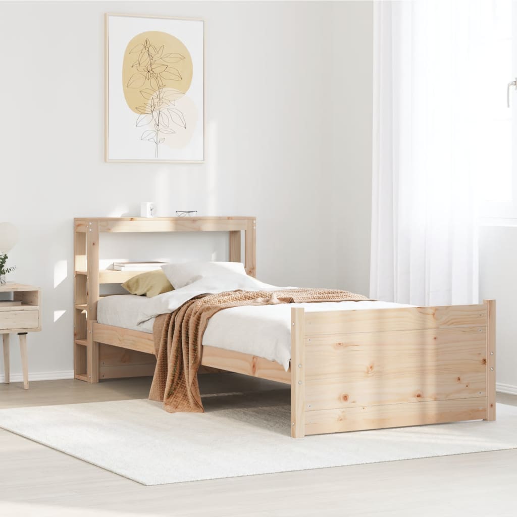 Bedframe with Headboard 75x190cm Small Single - Decor Base