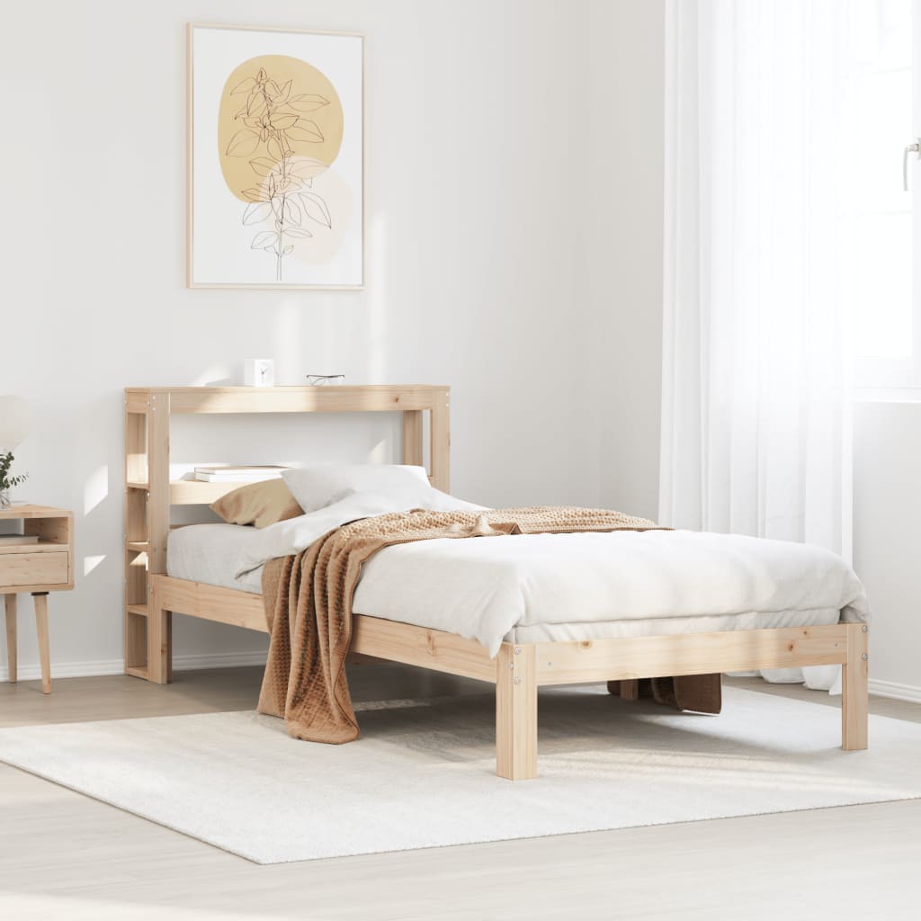Bedframe with Headboard 90x200cm - The Home Maker