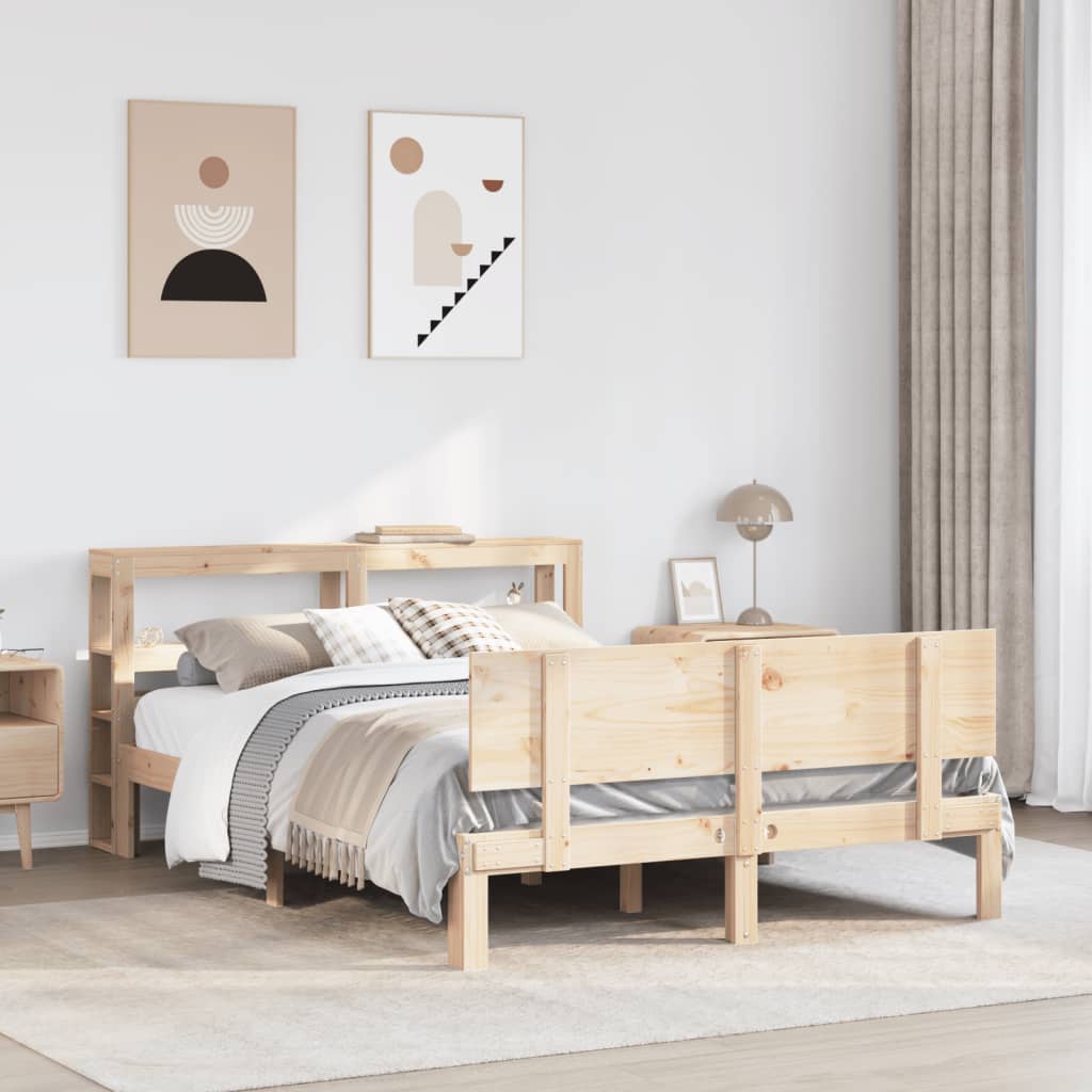 Bedframe with Headboard 120x190cm Small Double - Merlin Deals