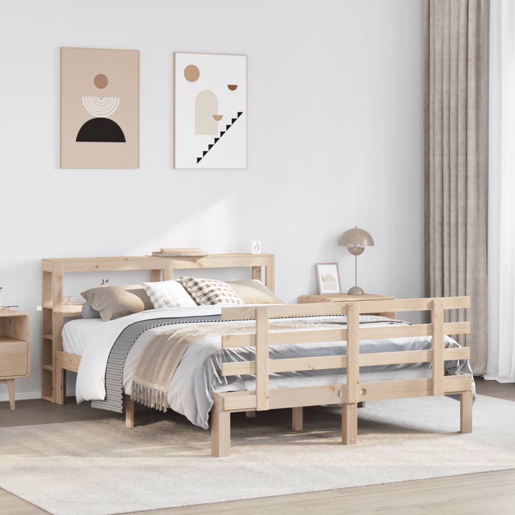 Bedframe with Headboard 150x200cm King Size - Brittle & Co