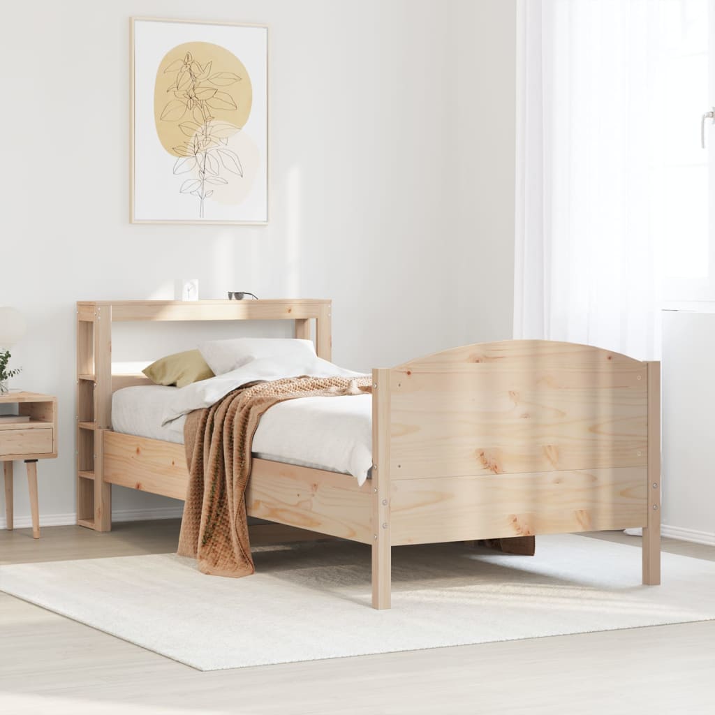 Bedframe 100x200cm Solid Wood Pine - All Things Good