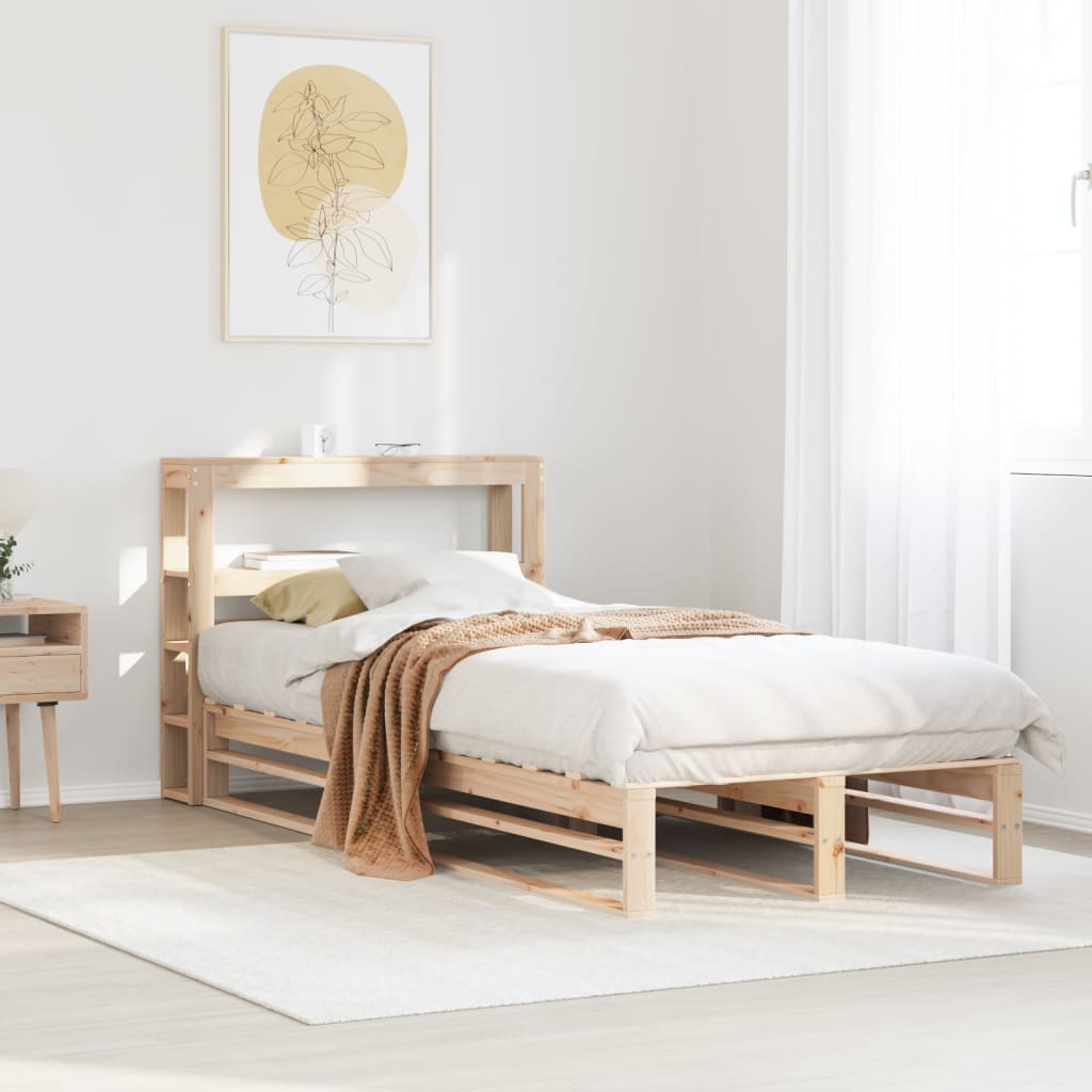 Bedframe 90x200cm Solid Wood Pine - Tyrell & Tyrell