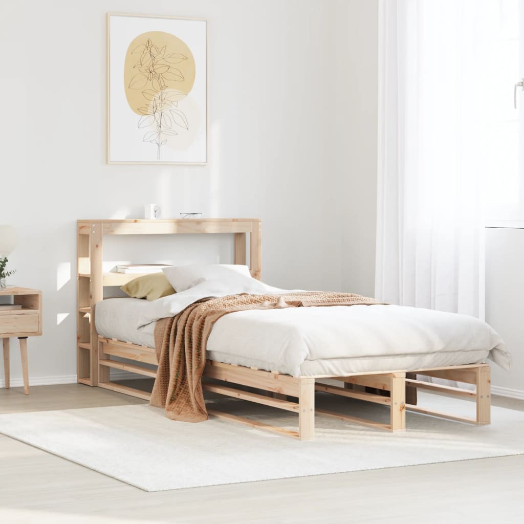 Bedframe 100x200cm Solid Wood Pine - Style and Chic