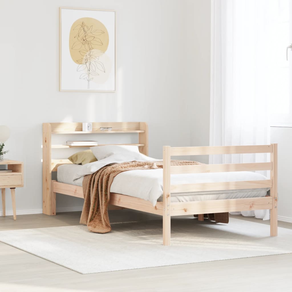 Bedframe with Headboard 100x200cm - Millennium Furniture