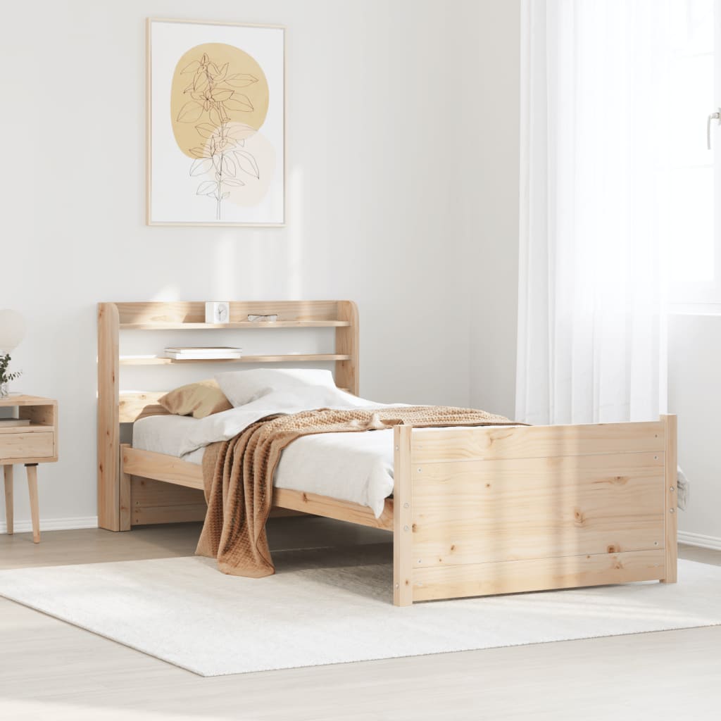 Bedframe with Headboard 75x190cm Small Single - Merlin Deals