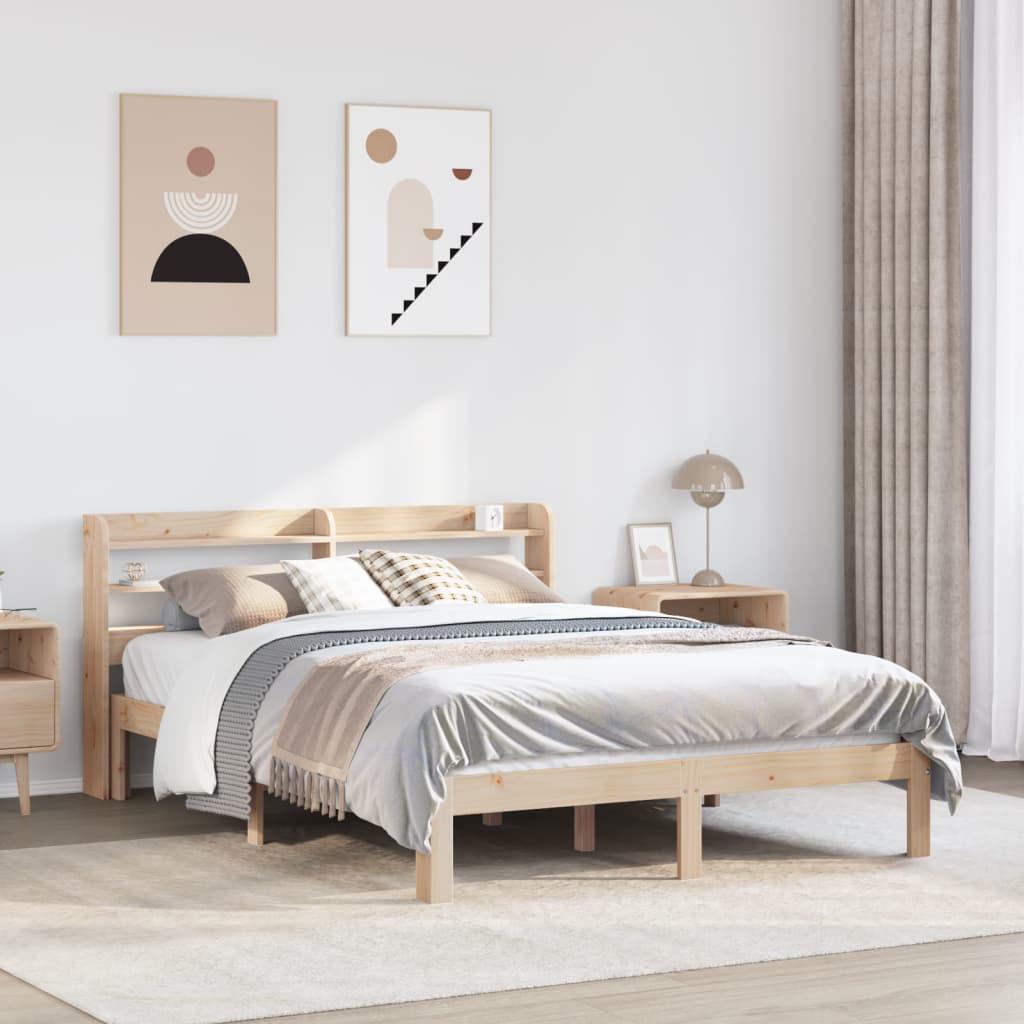 Bedframe with Headboard 150x200cm King Size - All Things Good
