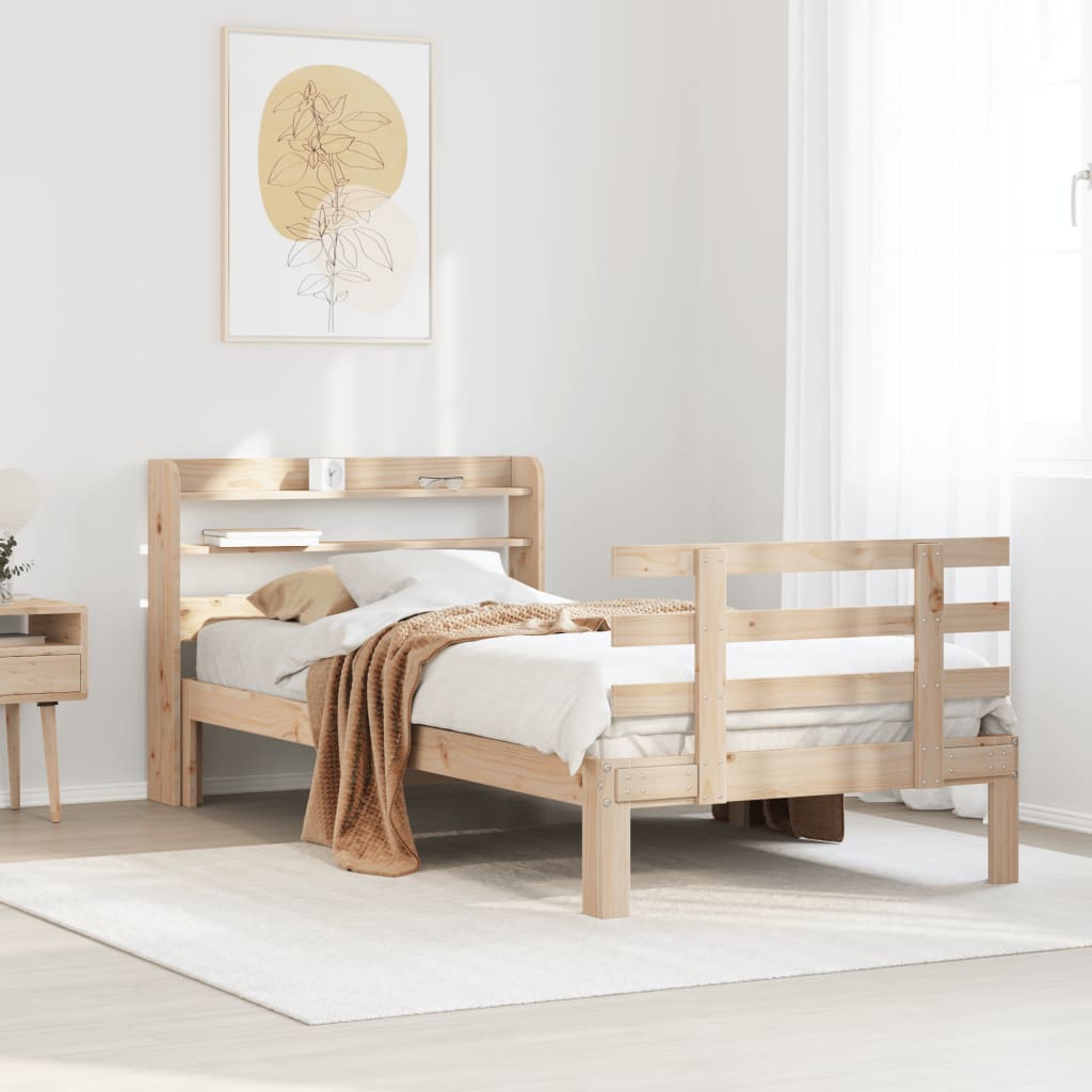 Bedframe with Headboard 90x200cm - Casper Homes