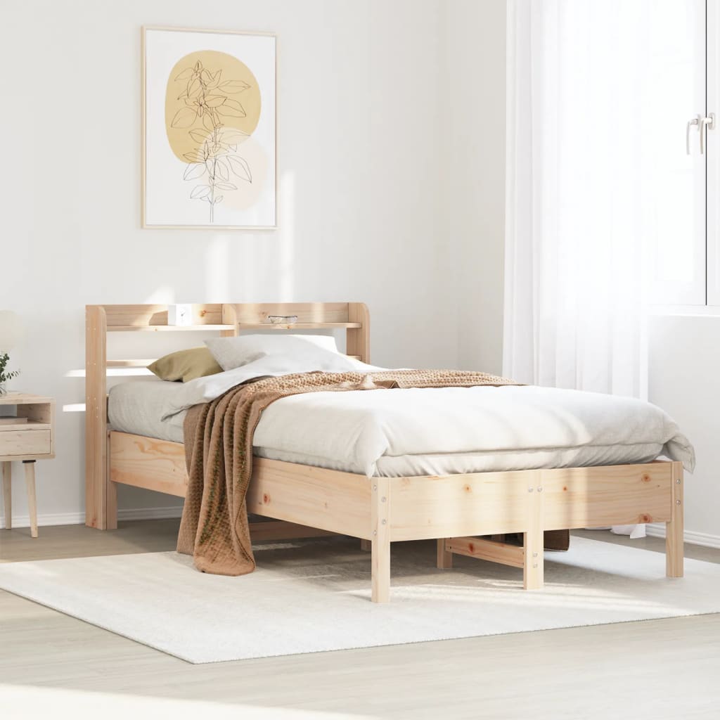 Bedframe 120x200cm Solid Wood Pine - Tyrell & Tyrell