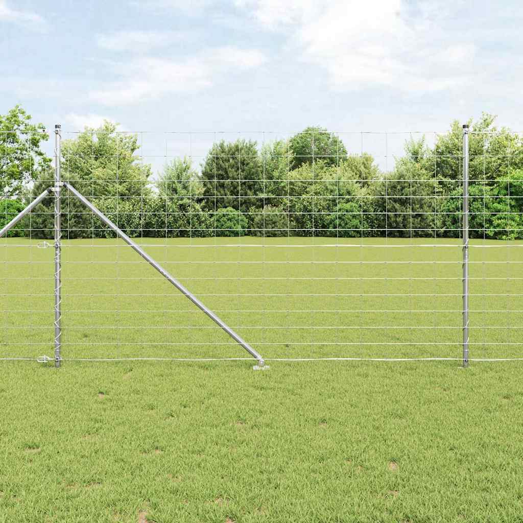 Field Fence 1.4x25 m Galvanised Steel - Sid & Sam