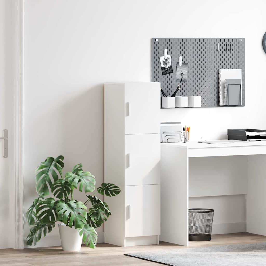 White Sideboard White MDF Wood Medium White Sideboard - Unbeatable Bargains