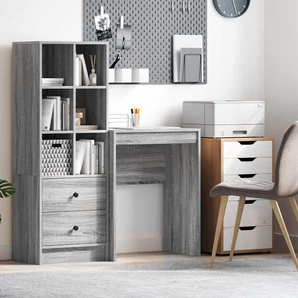 Writing Desk Grey Sonoma Particle board 60 x 40 x 76 cm - Casper Homes