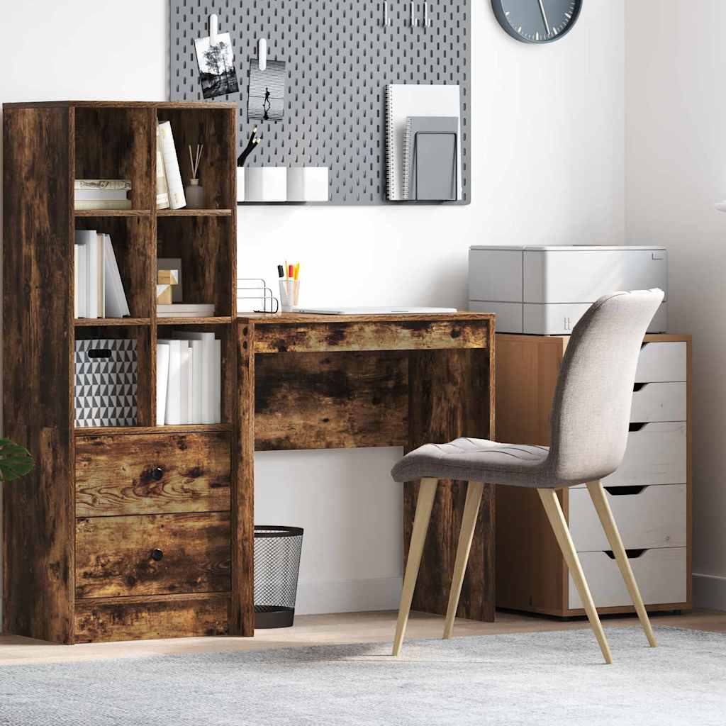 Smoked Oak Writing Desk Smoked Oak MDF 70 x 40 x 76 cm Durable - Discount Dealers