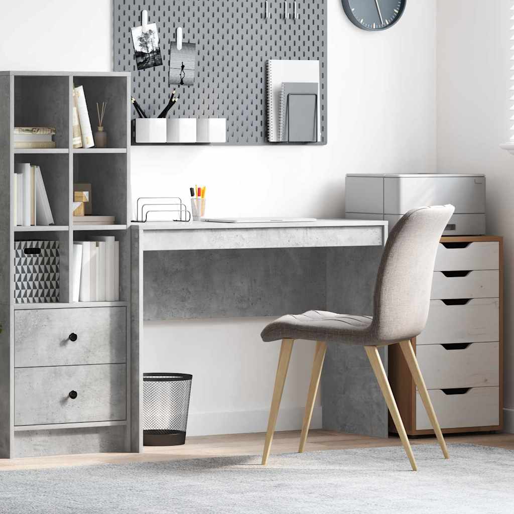Writing Desk Concrete grey Particle board with concrete grey finish - Unbeatable Bargains