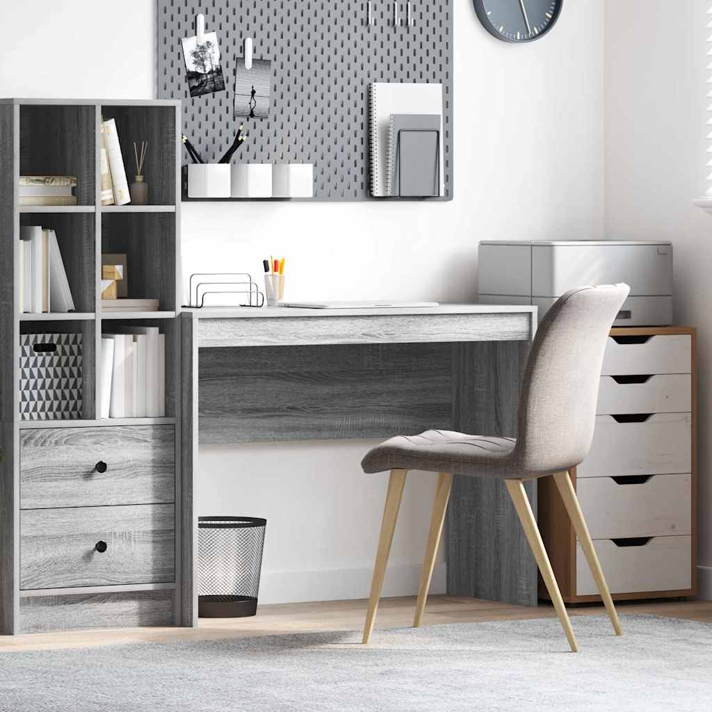 Computer Desk Grey sonoma MDF 100 x 40 x 76 cm Simple - All Things Good