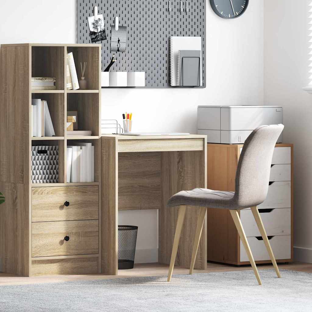 Computer Desk Sonoma oak Particle board 60 x 50 x 76 cm - Direct Imports