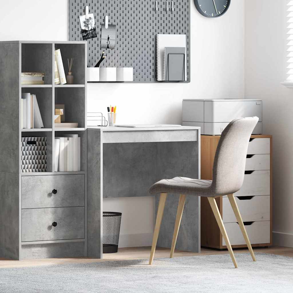 Writing Desk Concrete grey MDF with concrete look 70 x 50 x 76 cm - Merkel Designers
