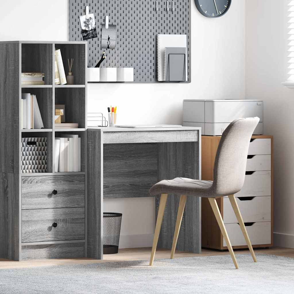 Grey Writing Desk Grey sonoma Particle board 70 x 50 x 76 cm - Tyrell & Tyrell