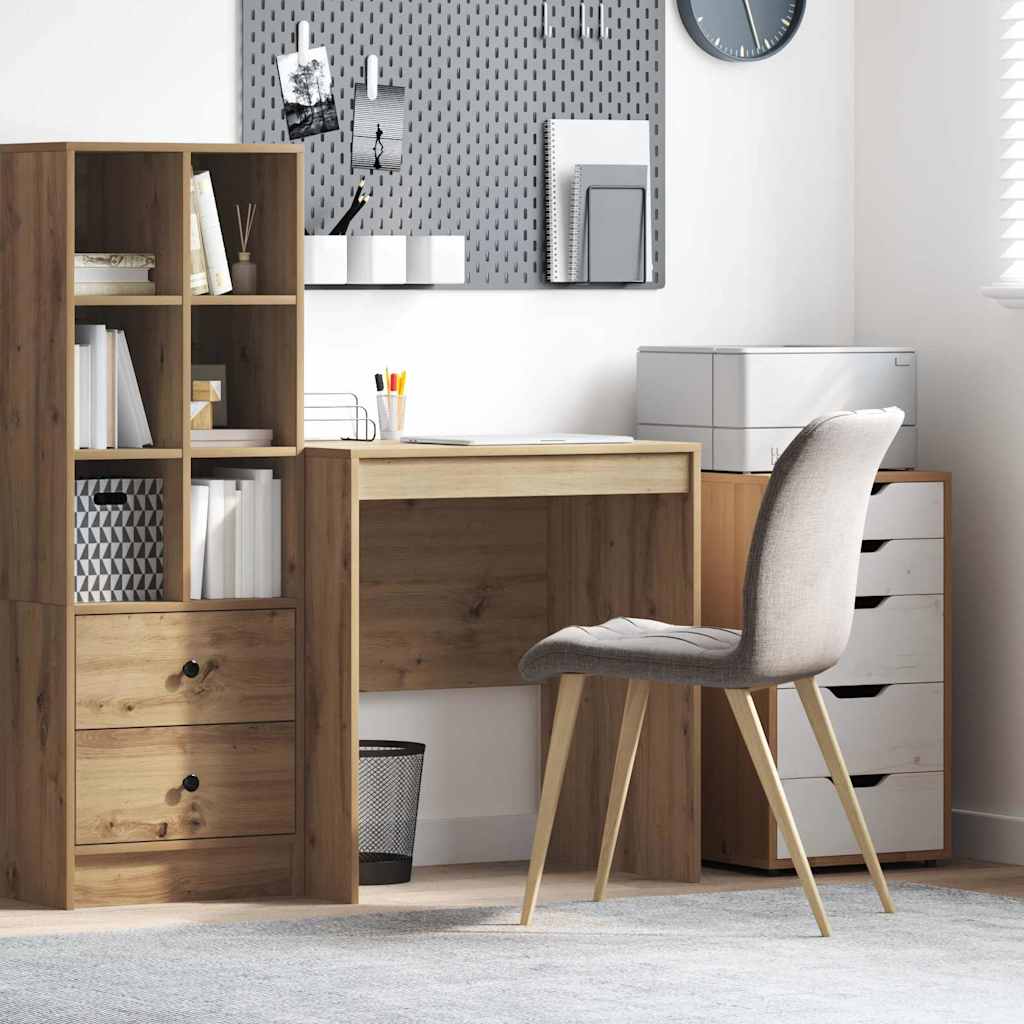 Writing Desk Artisan oak Engineered wood 70 x 50 x 76 cm Simple - The Home Maker