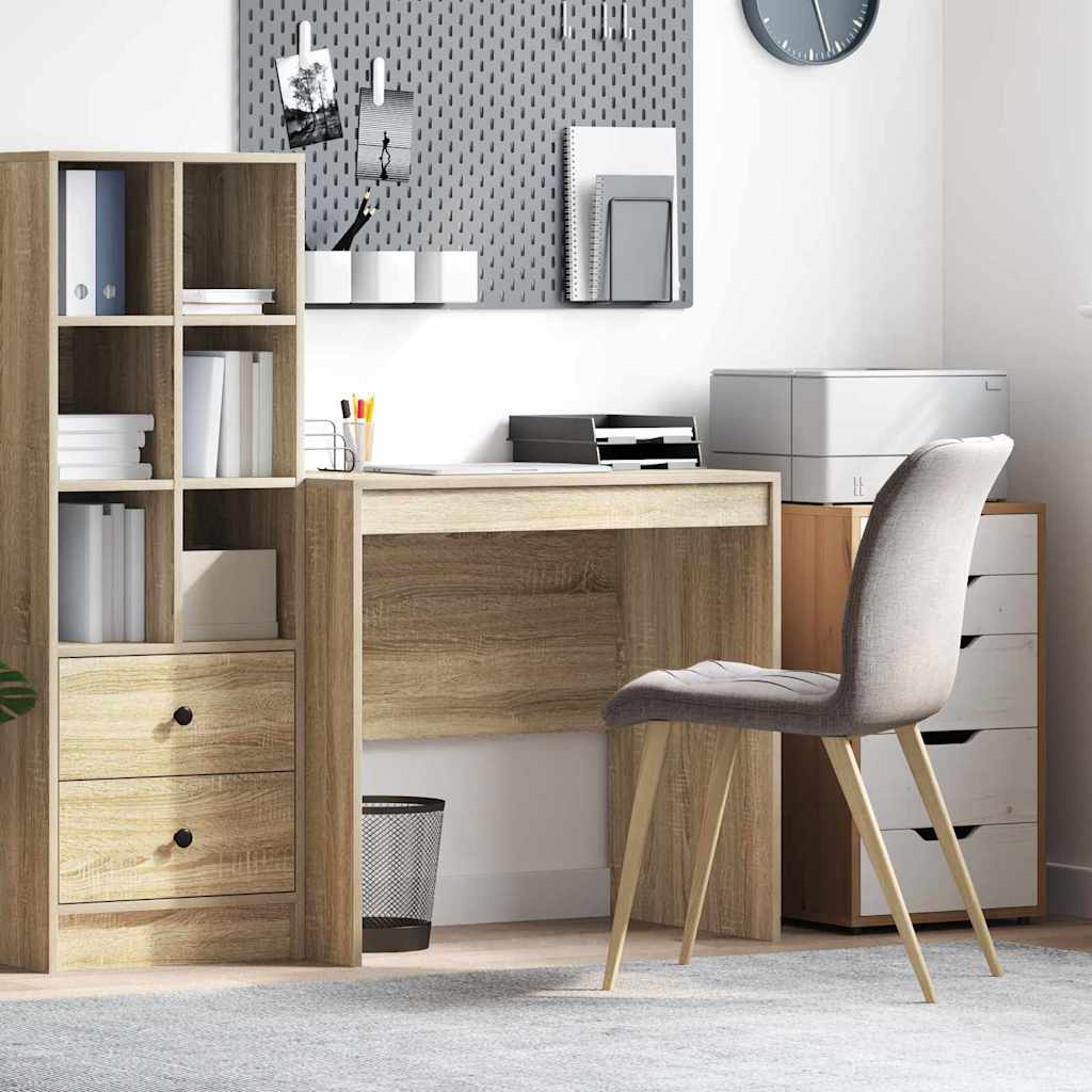 Desk Sonoma Oak 80x50x76 cm Engineered Wood - Discount Dealers