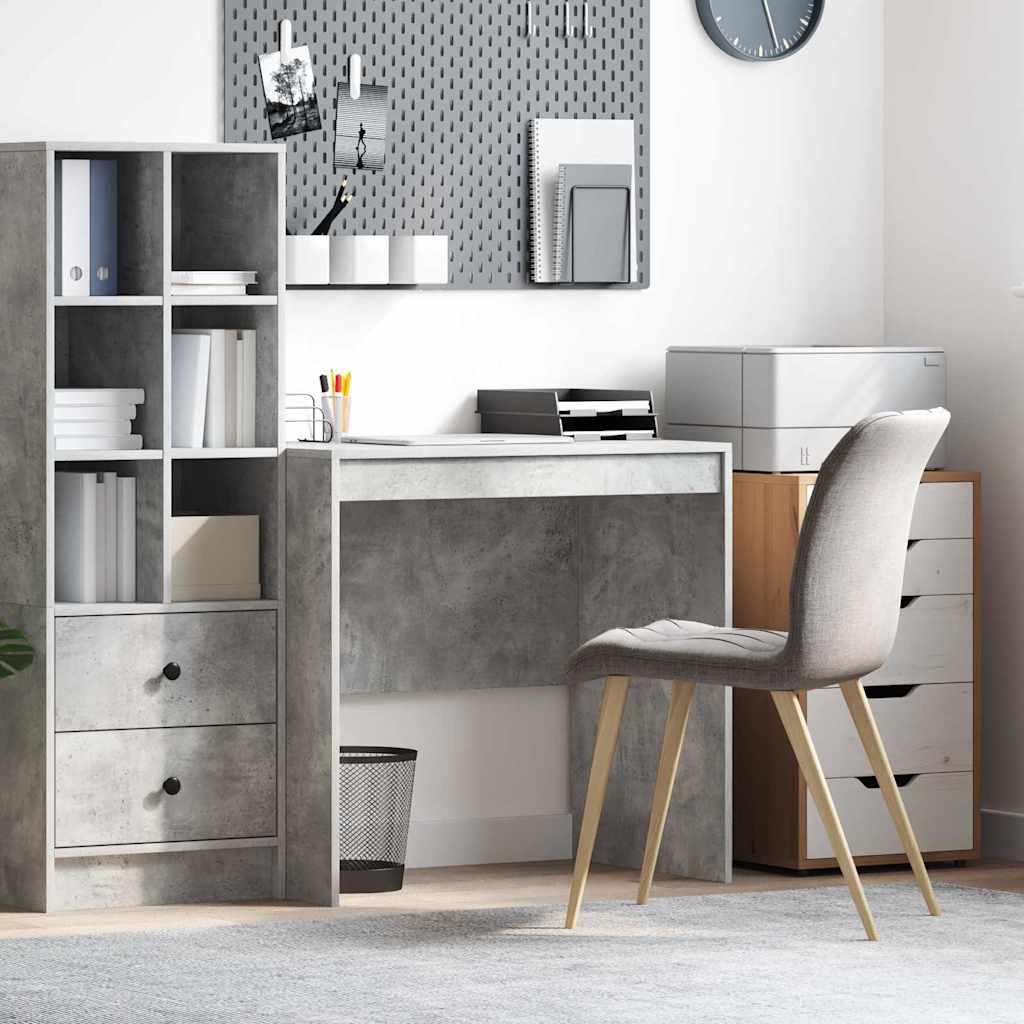 Desk Concrete Grey 80x50x76 cm Engineered wood - Casper Homes