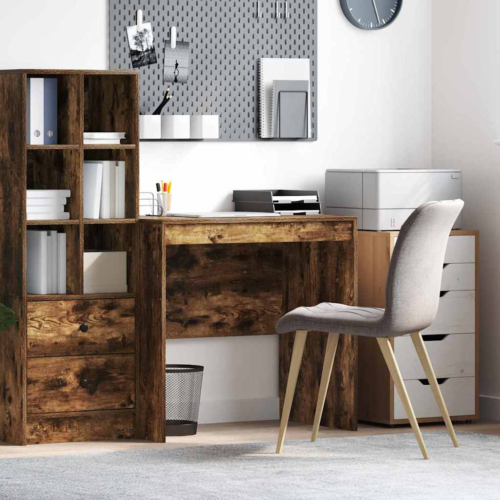 Desk Smoked Oak 80x50x76 cm Engineered Wood - Style and Chic