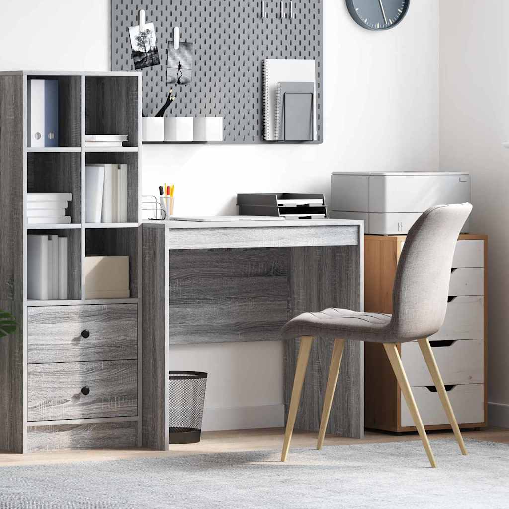 Desk Grey Sonoma 80x50x76 cm Engineered wood - Sid & Sam