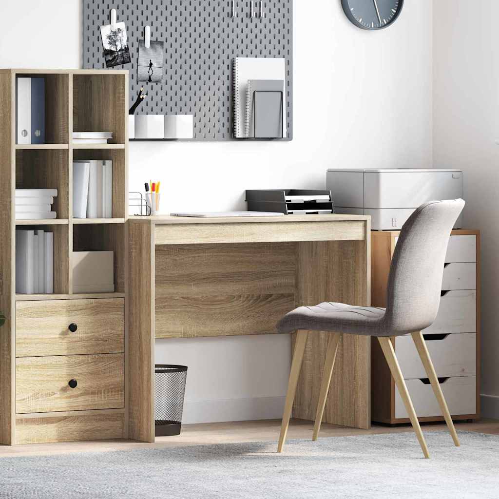 Writing Desk Sonoma oak Particle board 90 x 50 x 76 cm Simple - R and M Furniture