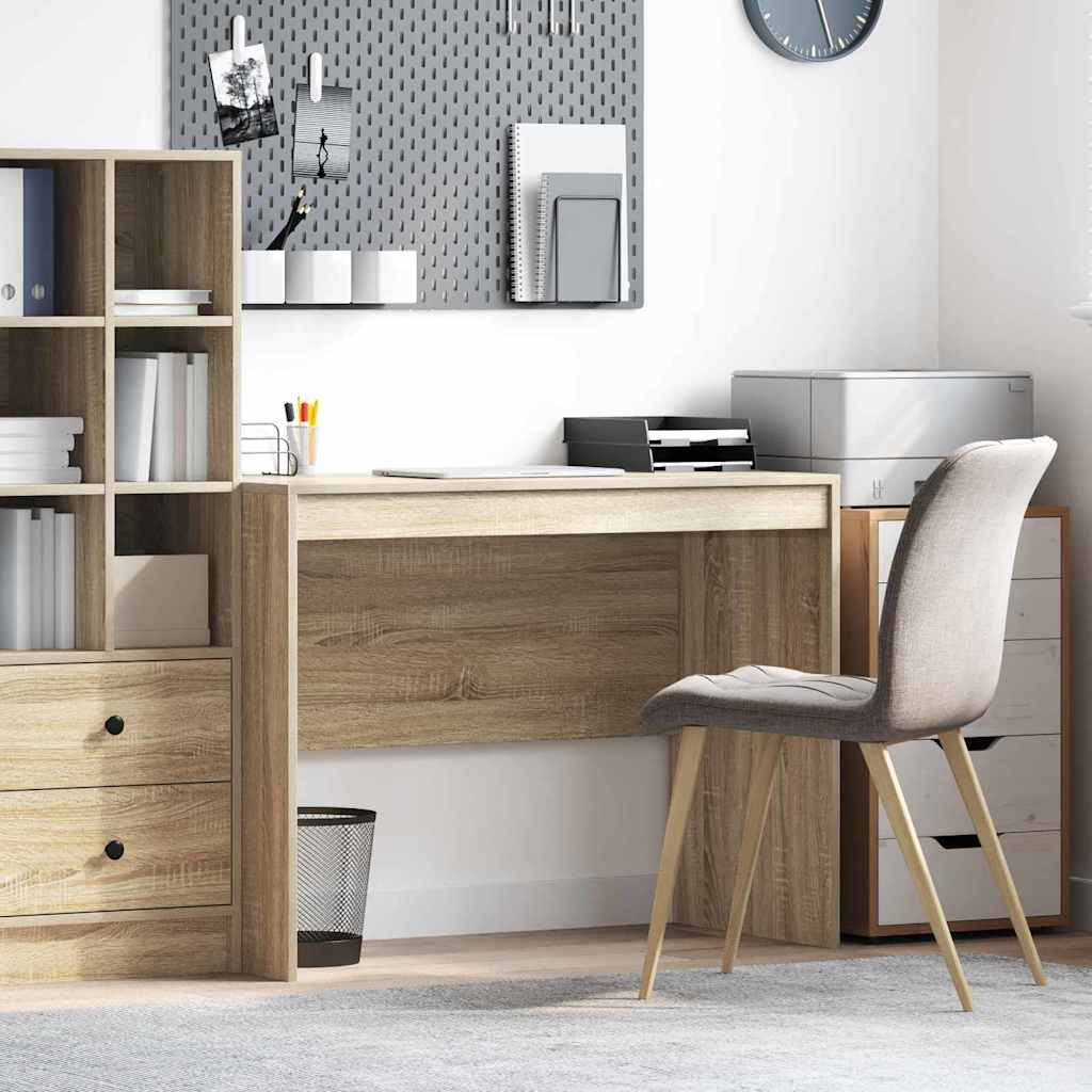 Writing Desk Sonoma oak MDF with Sonoma oak veneer 100 x 50 x 76 cm - Casper Homes