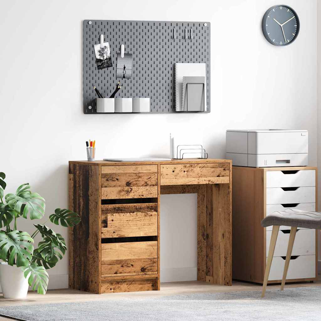 Old Wood Writing Desk Old wood Engineered Wood Medium - Brittle & Co
