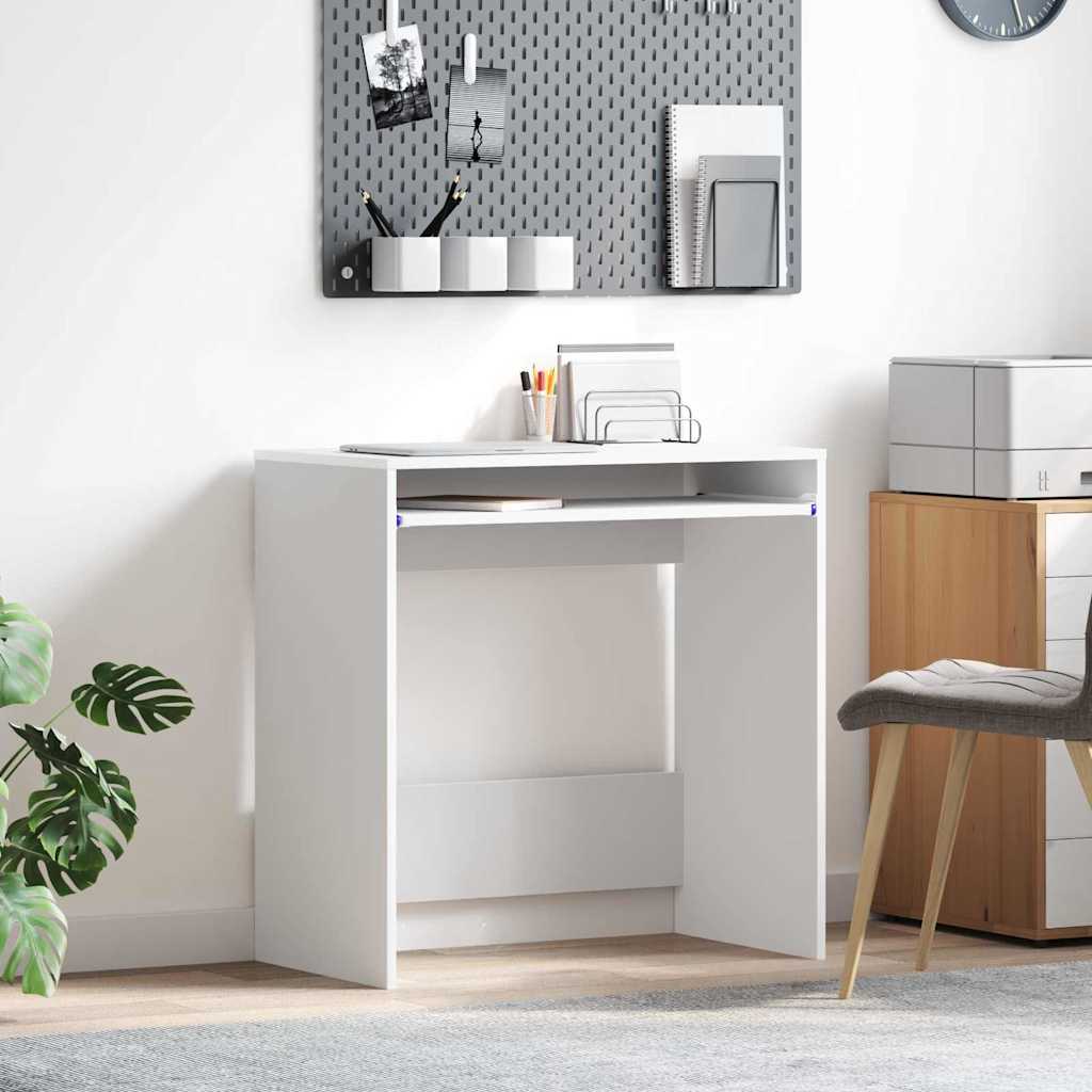 Computer Desk White Engineered wood Compact Organizers - Discount Dealers